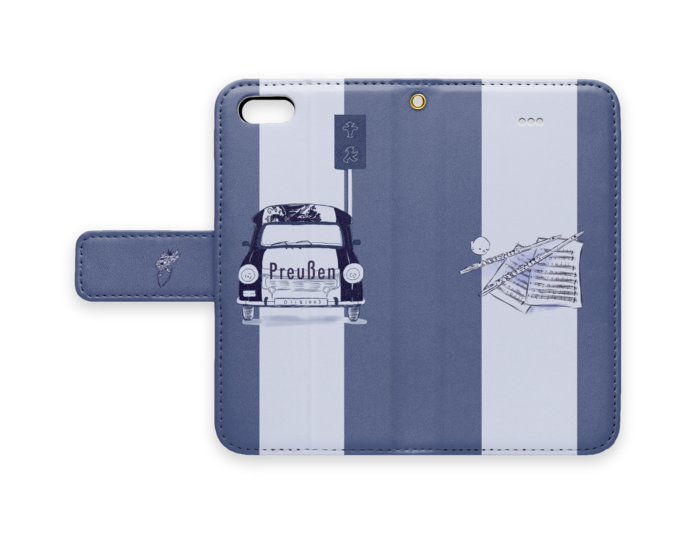 手帳型iPhoneケース - iPhone 5 / 5s / SE - ストラップ穴 あり