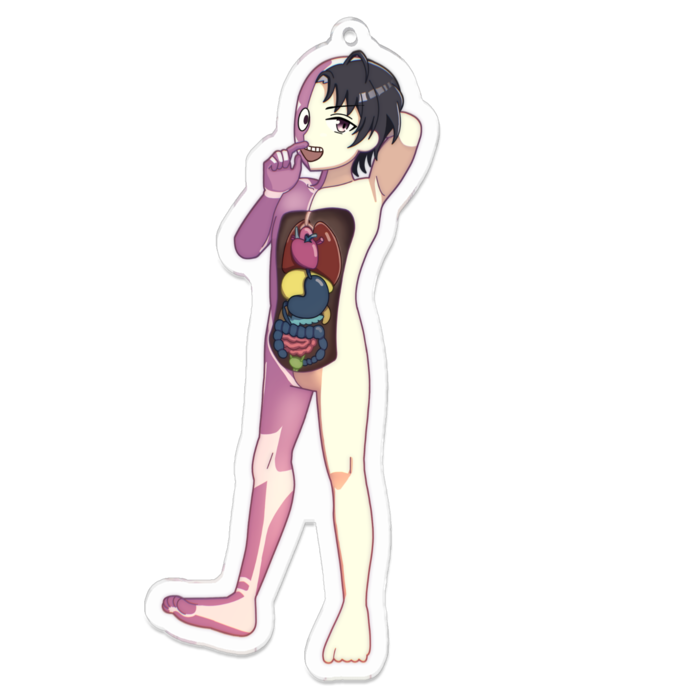 アクリルキーホルダー　100 x 100 (mm)