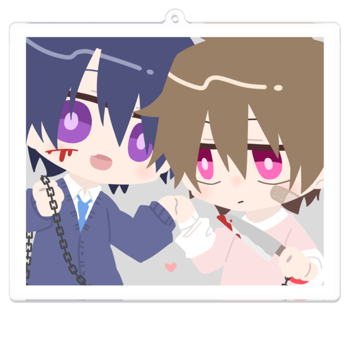 アクリルキーホルダー - 100 x 100 (mm)