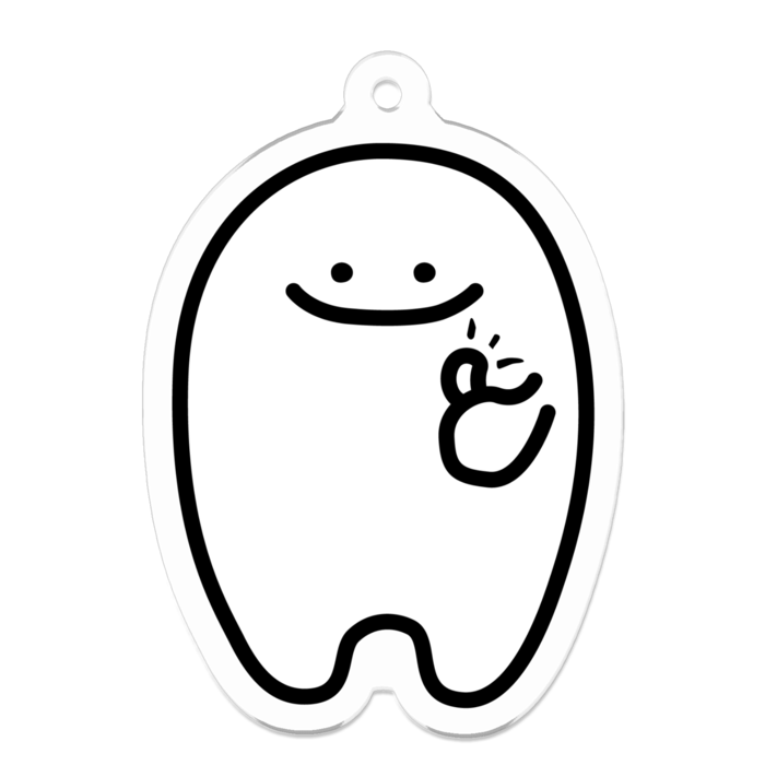 アクリルキーホルダー - 50 x 50 (mm)