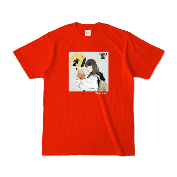 カラーTシャツ - S - レッド (濃色)