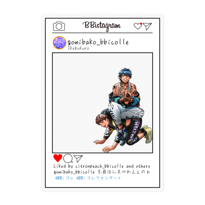 ステッカー - 100 x 100 (mm)