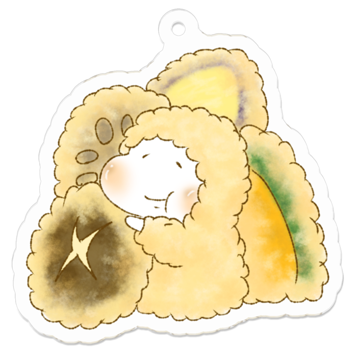 アクリルキーホルダー - 50 x 50 (mm)