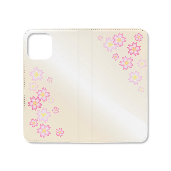 手帳型iPhoneケース(ベルトなし) - iPhone12 ProMax - ストラップ穴 なし