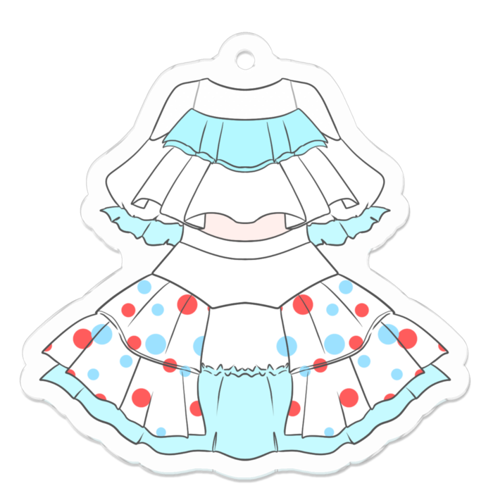 アクリルキーホルダー - 50 x 50 (mm)