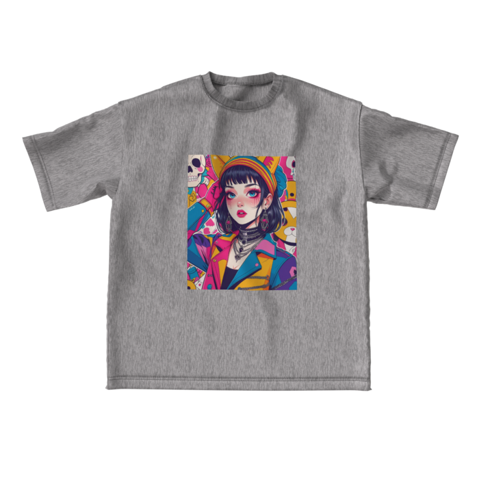ビッグシルエットTシャツ - L - 正面(2)