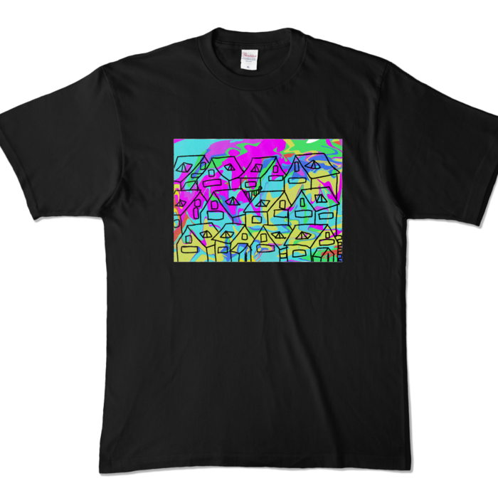 カラーTシャツ - XL - ブラック (濃色)