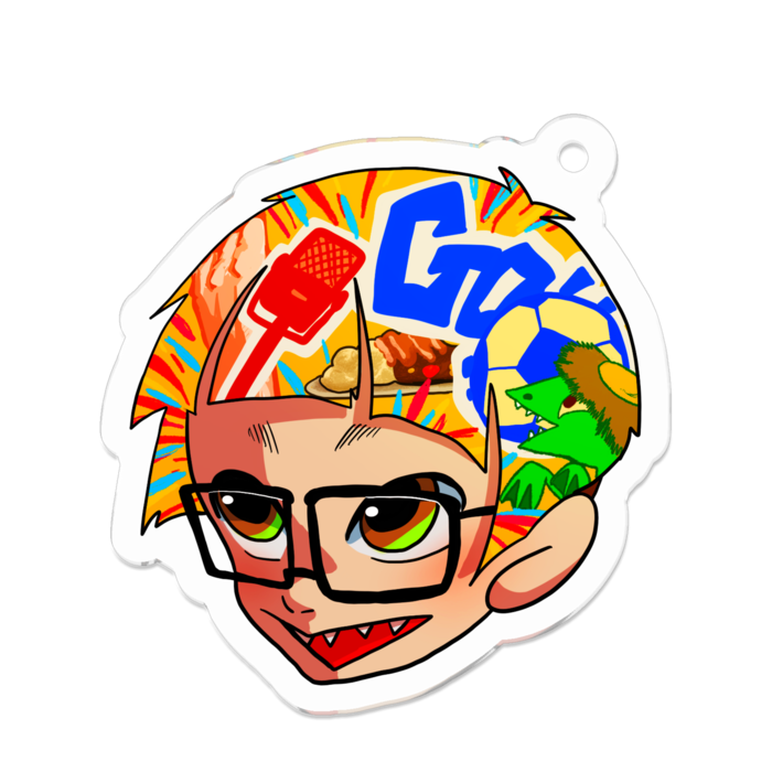 アクリルキーホルダー - 50 x 50 (mm)