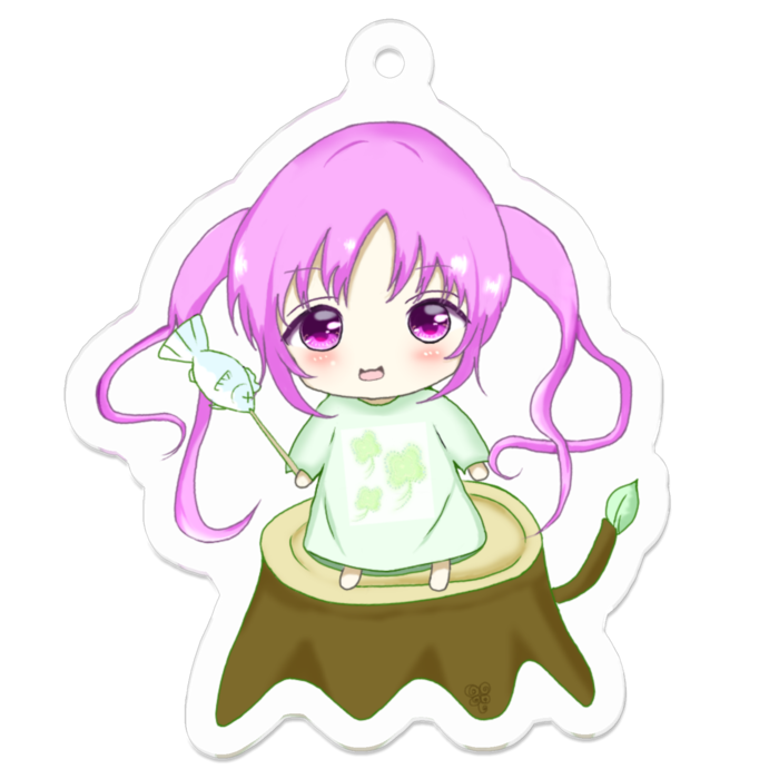 アクリルキーホルダー - 50 x 50 (mm)