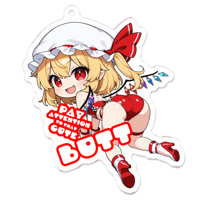 アクリルキーホルダー - 70 x 70 (mm)