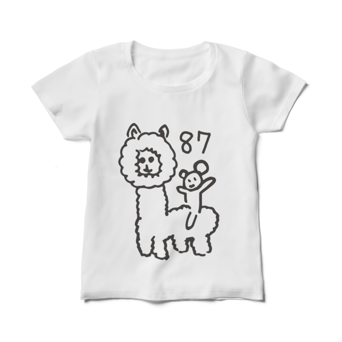 レディースTシャツ - M - 白