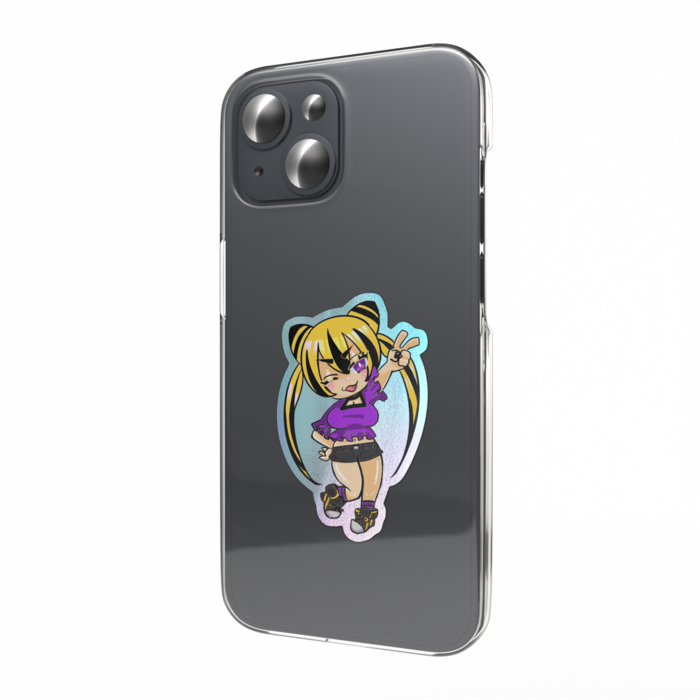 オーロラスマホステッカー - 縦