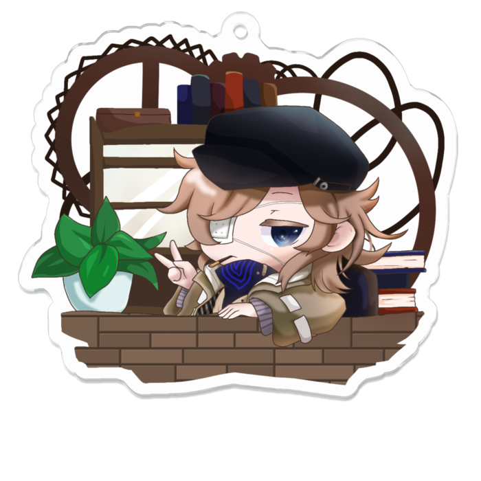 アクリルキーホルダー - 70 x 70 (mm)