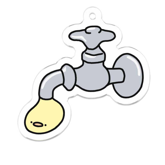 アクリルキーホルダー - 50 x 50 (mm)