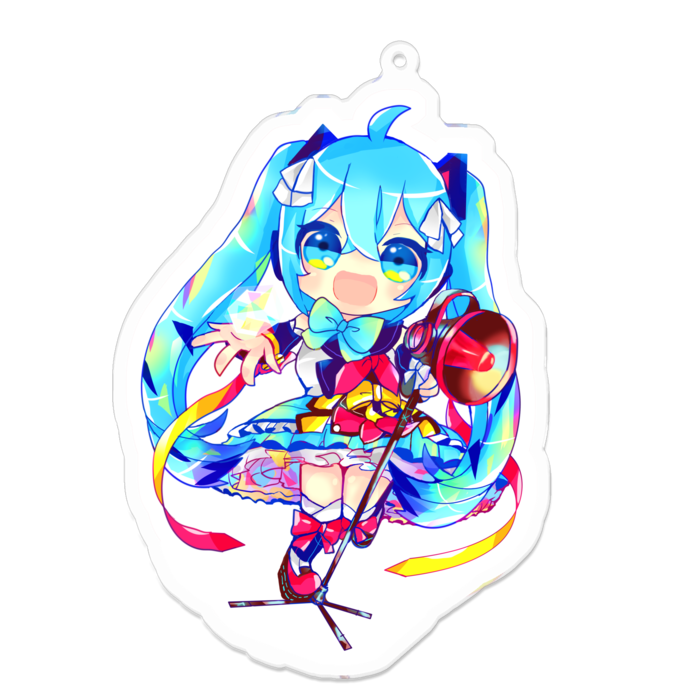 初音ミク マジカルミライ 缶バッチ アクキー ラバスト - カプセルトイ 