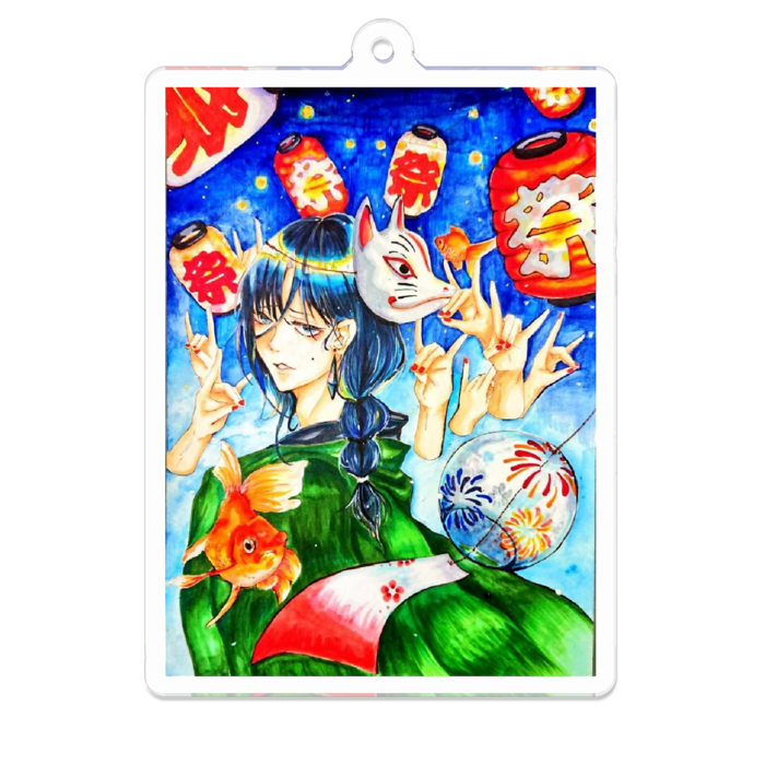 アクリルキーホルダー - 70 x 70 (mm)