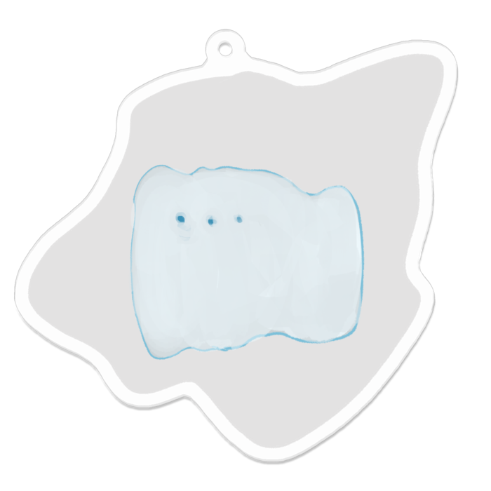 アクリルキーホルダー - 70 x 70 (mm)