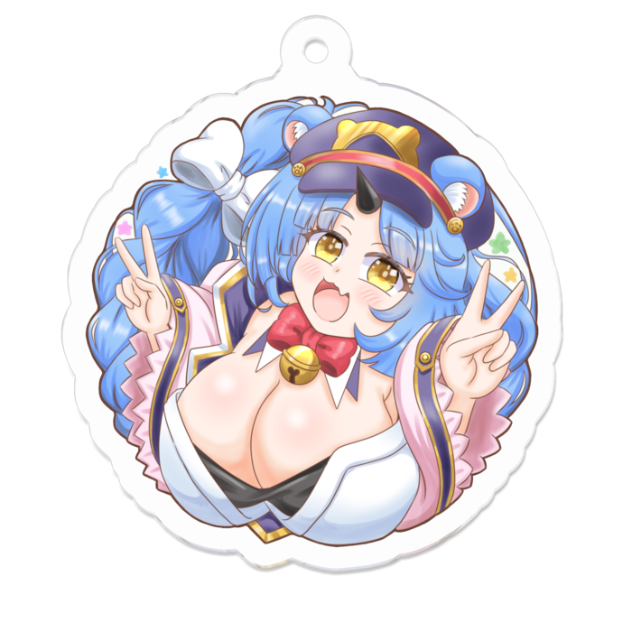 アクリルキーホルダー - 50 x 50 (mm)