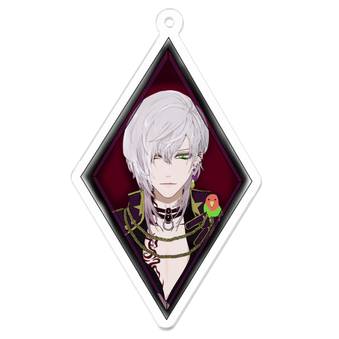 アクリルキーホルダー（コーティング） - 70 x 70 (mm)