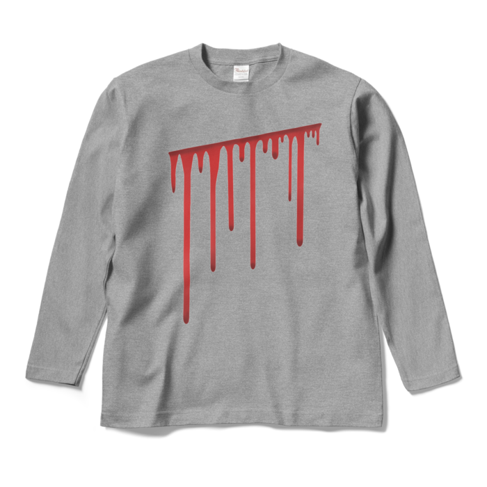 ロングスリーブTシャツ - M - 杢グレー