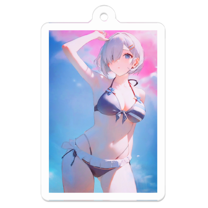 アクリルキーホルダー - 50 x 50 (mm)