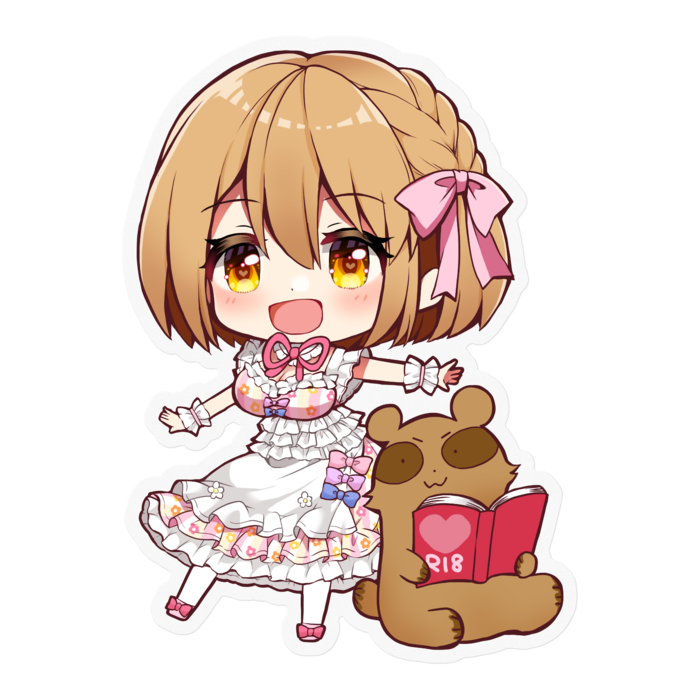 誕生日記念たぬちゃん - 100 x 100 (mm)