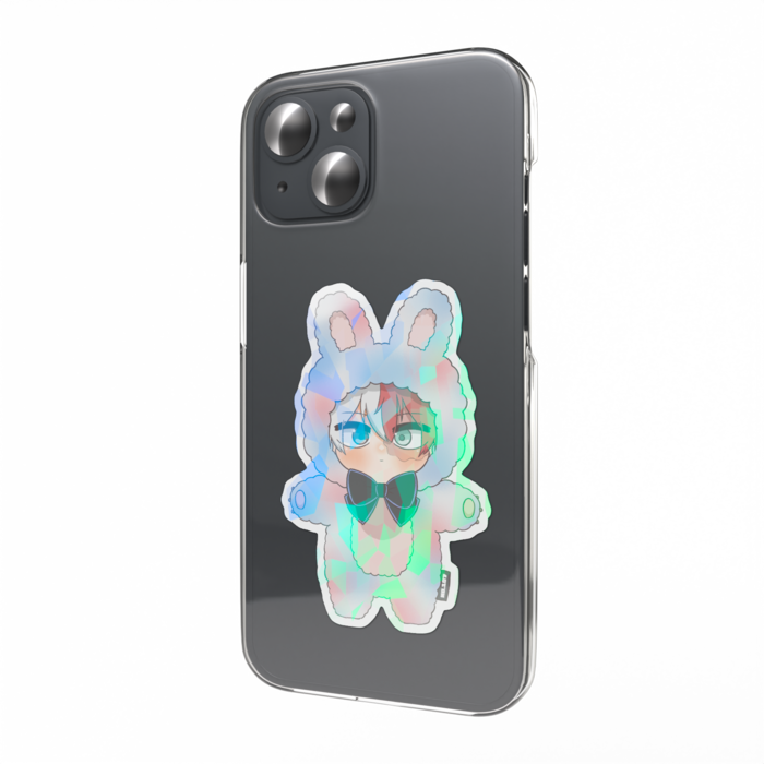 轟焦凍 ホログラムスマホステッカー - 縦