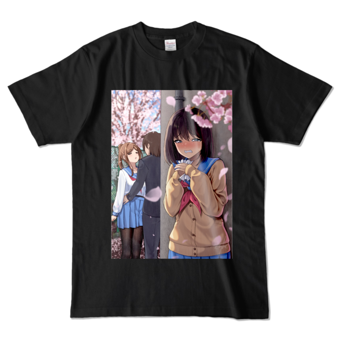 カラーTシャツ - L - ブラック (濃色) / color T-shirt - L - Black