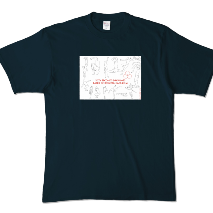 カラーTシャツ - XL - ネイビー (濃色)