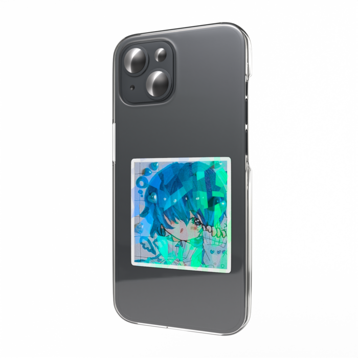 ホログラムスマホステッカー - 縦