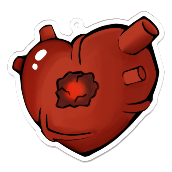 アクリルキーホルダー - 70 x 70 (mm)