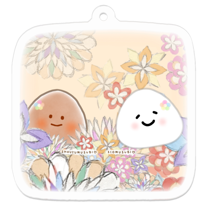 アクリルキーホルダー - 50 x 50 (mm)