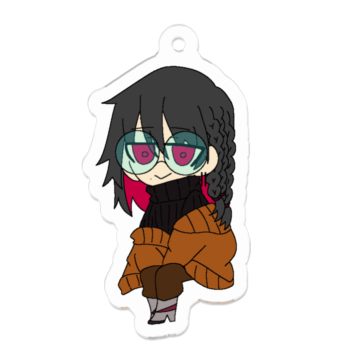 アクリルキーホルダー(コーティング) - 50 x 50 (mm)