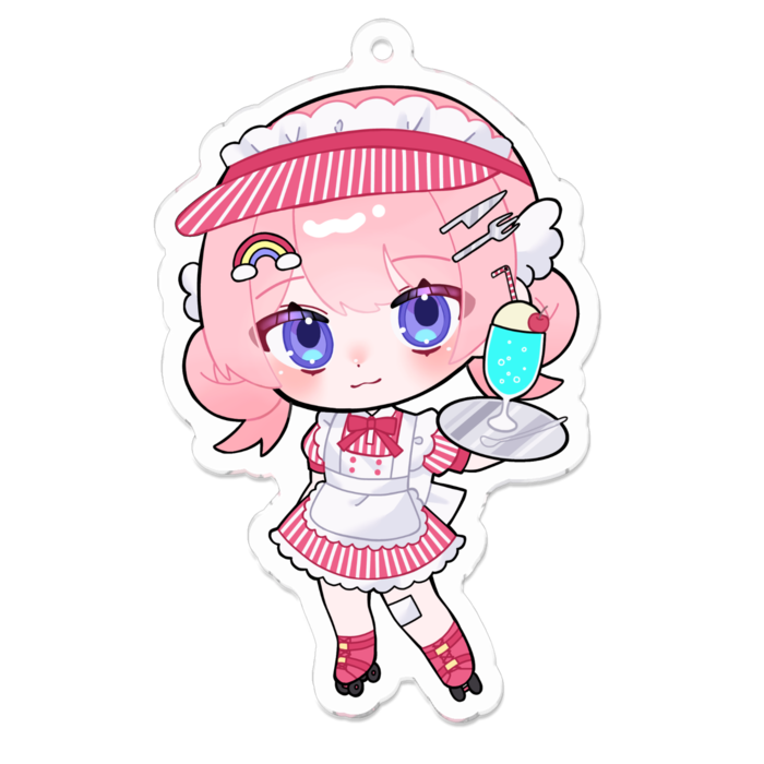 アクリルキーホルダー - 70 x 70 (mm)