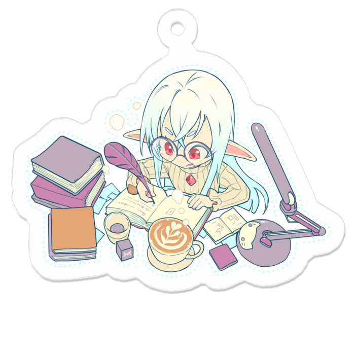 アクリルキーホルダー - 50 x 50 (mm)