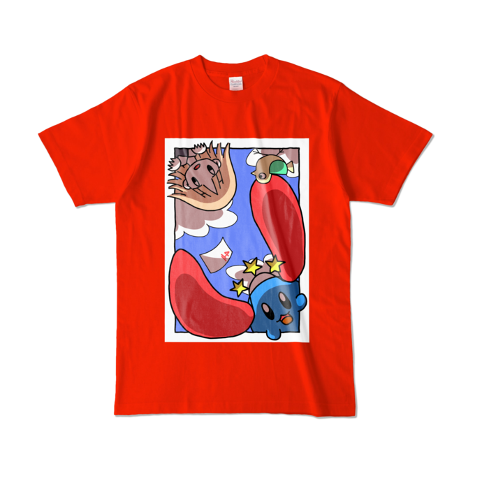 カラーTシャツ - L - レッド (濃色)