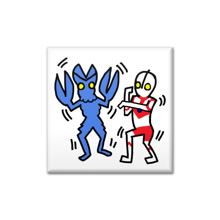 缶バッジ - 四角形40mm