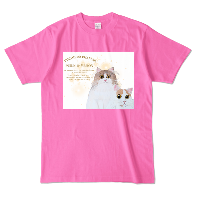 カラーTシャツ - L - ピンク (濃色)