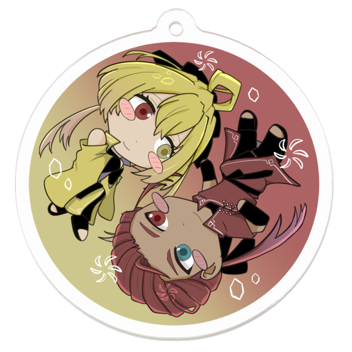 アクリルキーホルダー - 50 x 50 (mm)