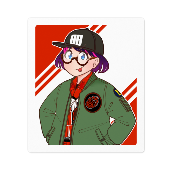 ステッカー - 100 x 100 (mm)