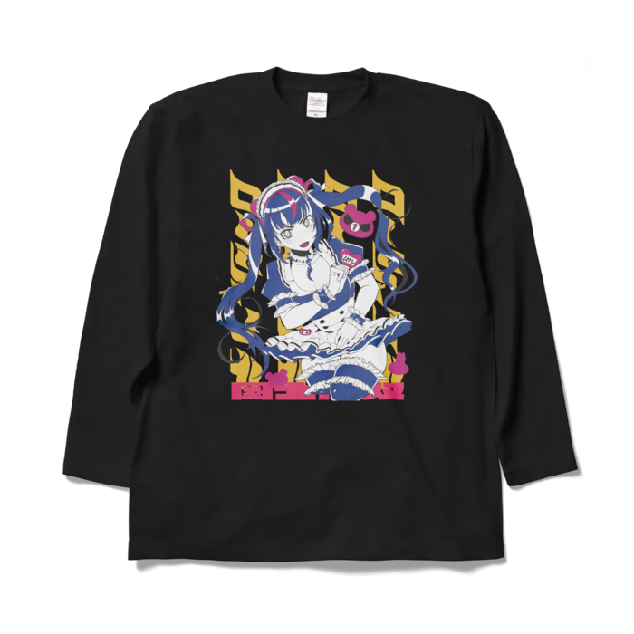 ロングスリーブTシャツ - XL - ブラック