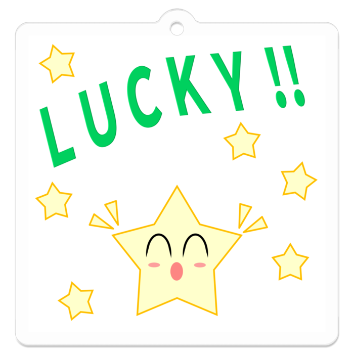 アクリルキーホルダー - 50 x 50 (mm)