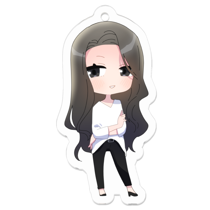 アクリルキーホルダー - 50 x 50 (mm)