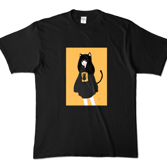 カラーTシャツ - XL - ブラック (濃色)
