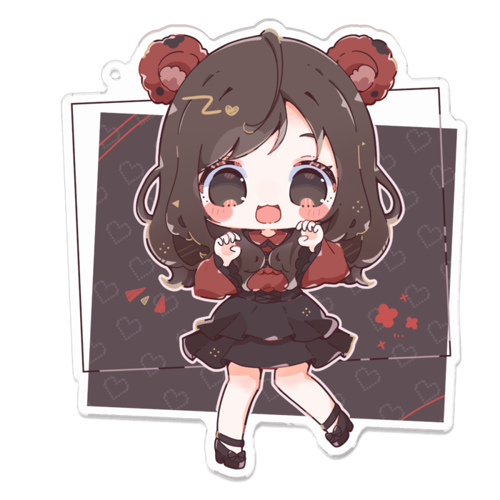 アクリルキーホルダー - 100 x 100 (mm)