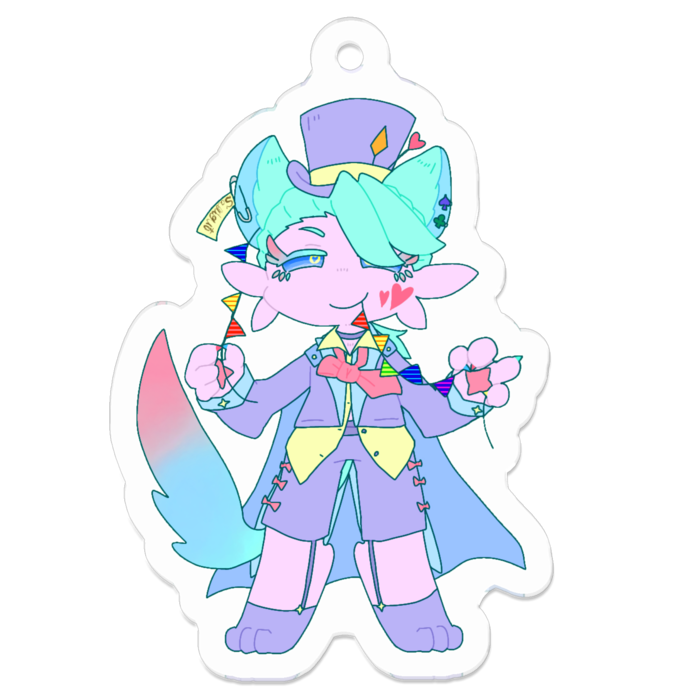 アクリルキーホルダー - 50 x 50 (mm)