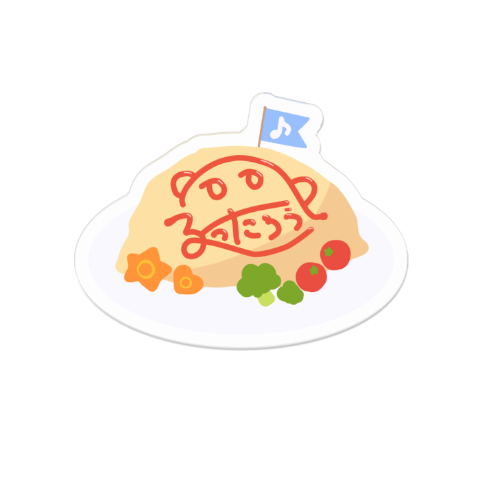 アクリルバッジ - 50 x 50 (mm)