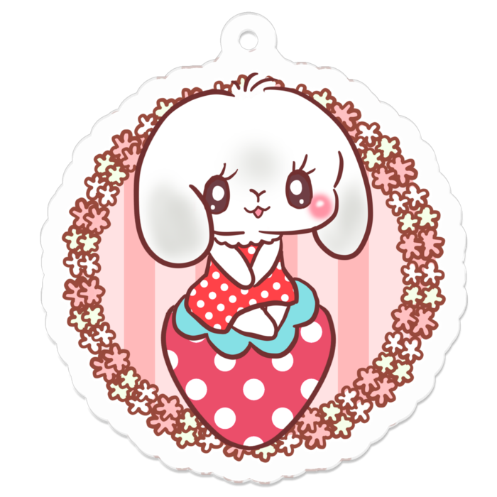 アクリルキーホルダー - 50 x 50 (mm)