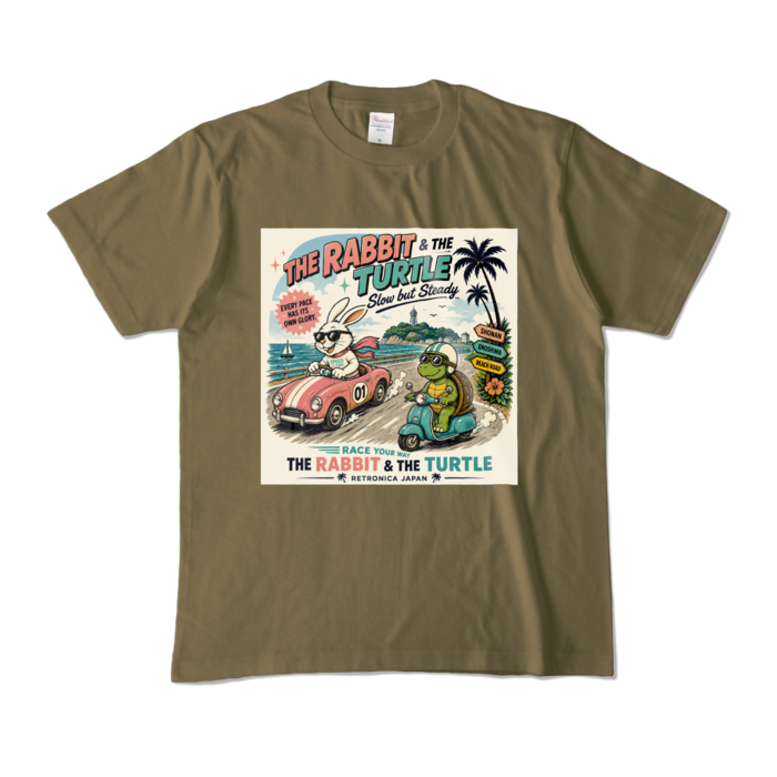 カラーTシャツ - M - オリーブ (濃色)