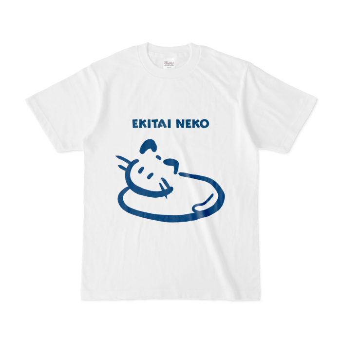 白Tシャツ - S - ブルー